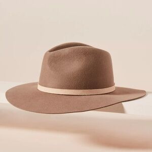 NWOT Lack of Color Grove Rancher Wool Fedora Hat in Brown (Size S)